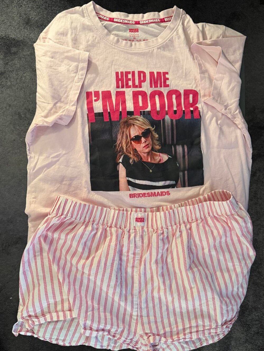 BRIDESMAIDS x PRIMARK Women's XL Pajama Set